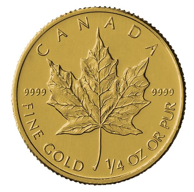 1/2 oz(15.6 g) Gold Canadian Maple Leaf Coin